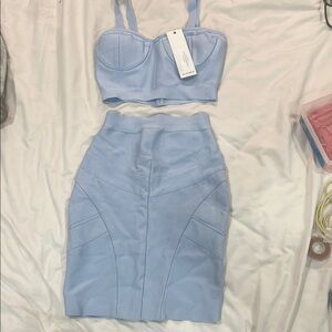 ASILIO Two Piece Bandage Set Powder Bud